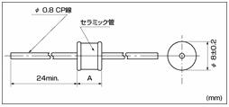 ガスチューブアレスタ CM2Pシリーズ 生産中止品 図面